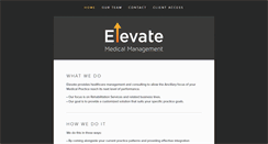Desktop Screenshot of elevatemm.com