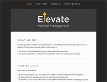Tablet Screenshot of elevatemm.com